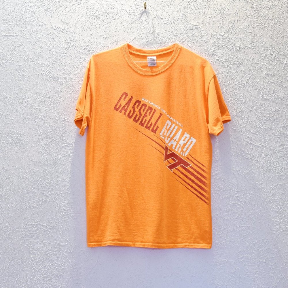 VT Virginia Tech Orange Cassell Coliseum Basketball T-shirt | Size L
